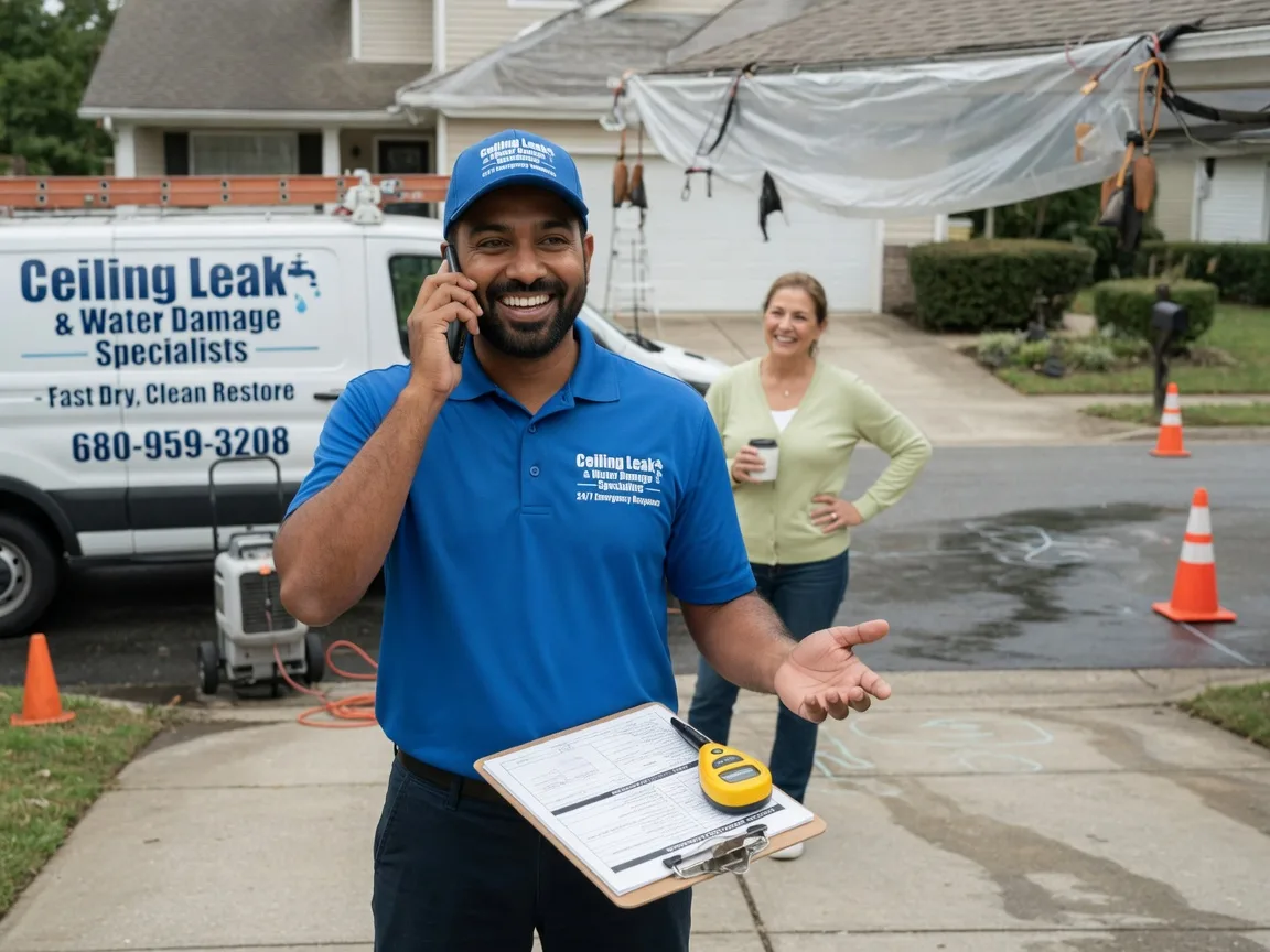 Ceiling Leak Cleanup Micro, NC FAQs